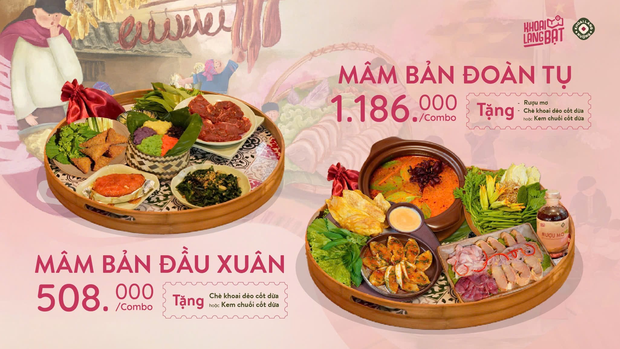 Combo Mâm Bản Đầu Xuân – Đủ Đầy Vị Tết